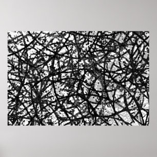 Poster Grunge Art Abstrait