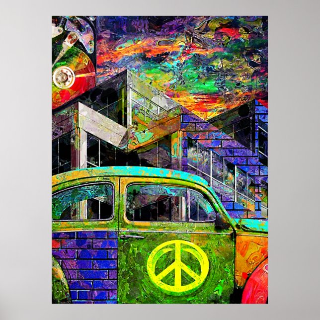 Poster Grunge Collage (Devant)