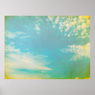 Poster Grunge image of sky background. home decor, backgr