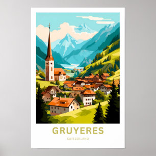 Poster Gruyeres Suisse Imprimer