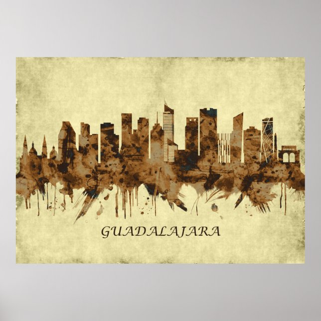 Poster Guadalajara Mexico (Devant)