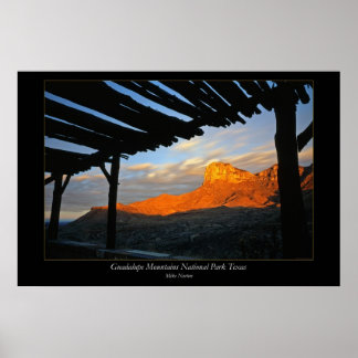 Poster Guadalupe Mountain National Park Texas