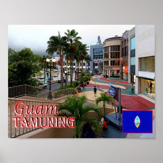 Poster Guam - Tamuning - (Devant)