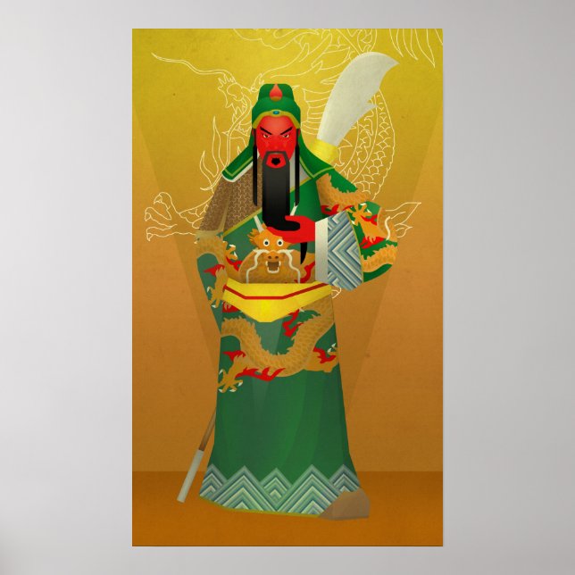 Poster guan yu ou guan gong (Devant)