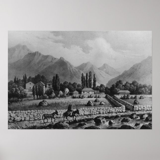 Poster Guanta, de 'Historia de Chile', 1854 (Devant)