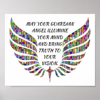 Poster Guardian Ange Citation/Ange Ailes