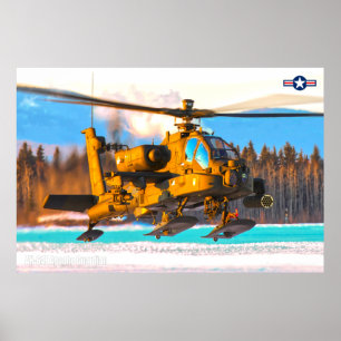 POSTER GUARDIAN APACHE AH-64E