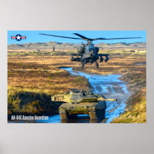 POSTER GUARDIAN APACHE AH-64E