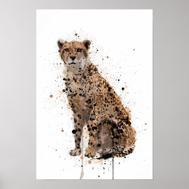 Poster Guépard (Devant)