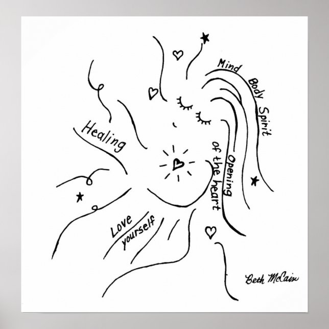 Poster 'Guérir' (Devant)