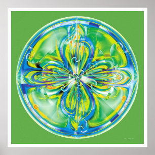 Poster Guérir Mandala 6