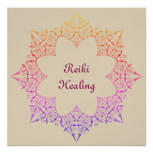 Poster Guérison du Reiki
