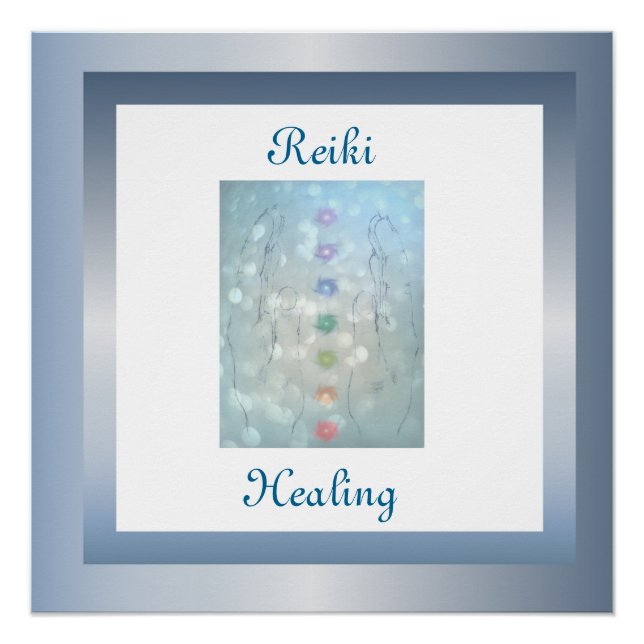 Poster Guérison du Reiki (Devant)