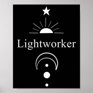 Poster Guérison énergétique Reiki de travailleur de lumiè