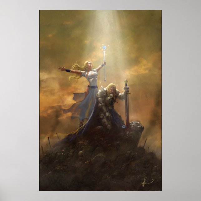 Poster Guérisseur et chevalier syndiqués (Devant)