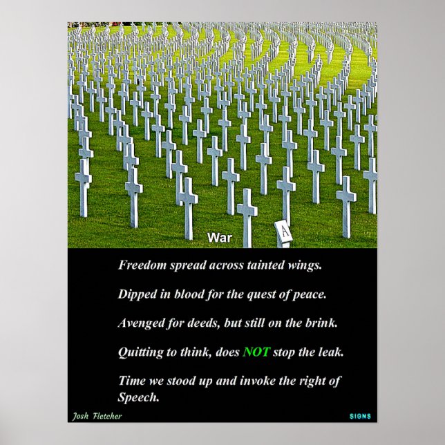 Poster Guerre (Devant)