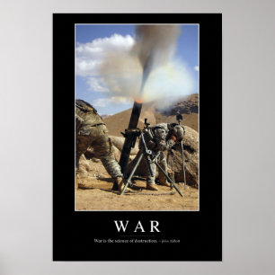 Poster Guerre : Citation inspirée 1