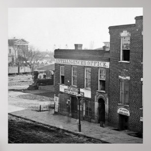 Poster Guerre civile à Atlanta, 1864