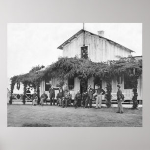 Poster Guerre civile Général Hardin, 1865