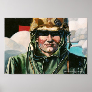 Poster Guerre de Corée - marine des USA