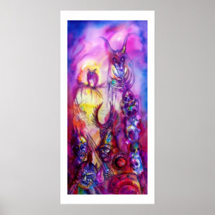 POSTER GUERRE DES MONSTRES DE HALLOWEEN/ORC