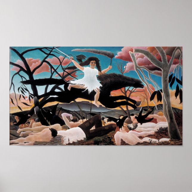Poster Guerre, Henri Rousseau, 1894 (Devant)