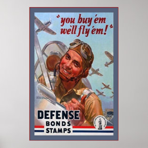 Poster Guerre mondiale vintage de Bonds~Vintage de la