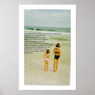 Poster guerres contre des enfants