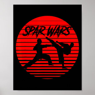 Poster Guerres de Spar Karaté Shotokan Arts Martiaux