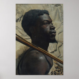 Poster Guerrier africain par Walter Scott Boyd