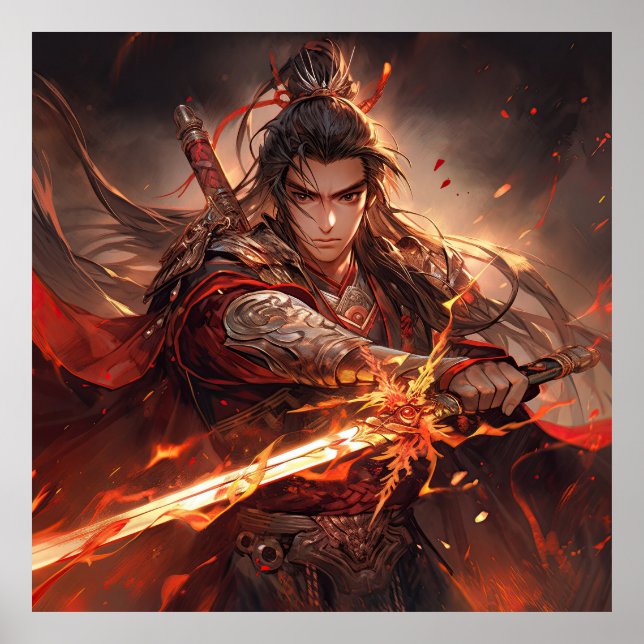 Poster Guerrier chinois (Devant)