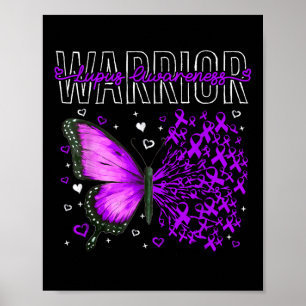 Poster Guerrier de la sensibilisation au lupus Survivant 