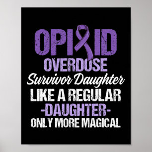 Poster Guerrier de la sensibilisation au surdosage aux op