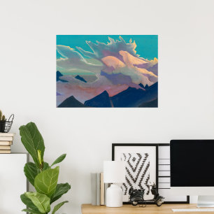 Poster Guerrier de lumière par Nicholas Roerich