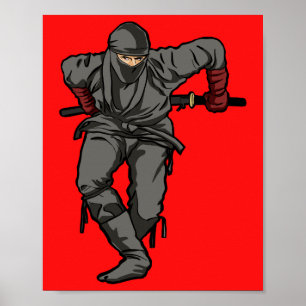 Poster Guerrier de Ninja