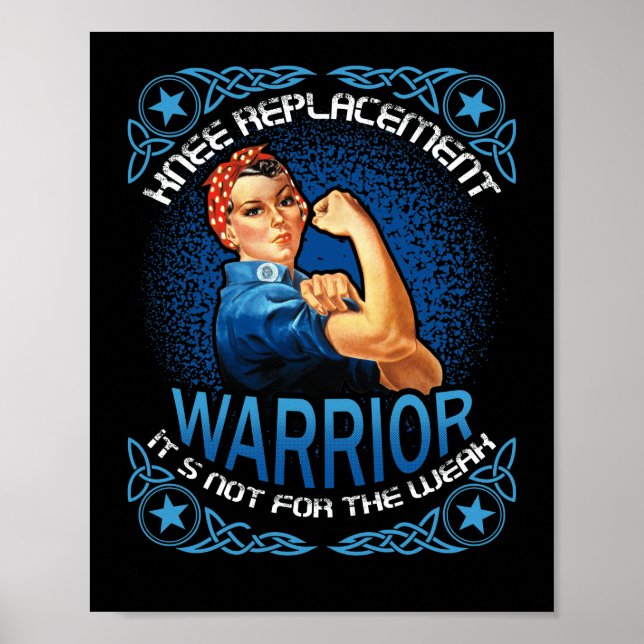 Poster Guerrier de remplacement du genou Chirurgie du gen (Devant)