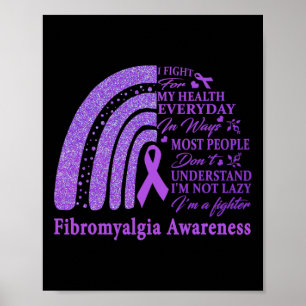 Poster Guerrier de sensibilisation à la fibromyalgie Sout
