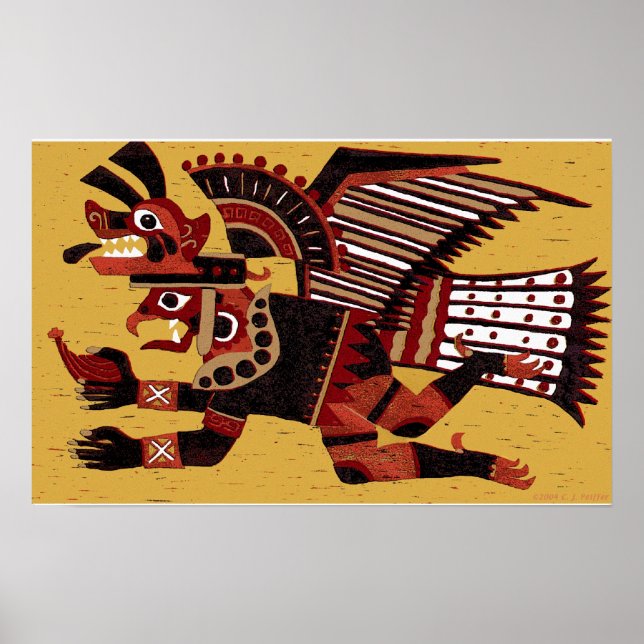 Poster 'Guerrier inca' (Devant)