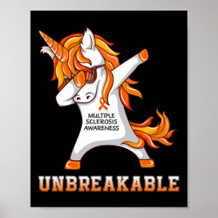 Poster Guerrier Indestructible Sclérose en plaques Sensib