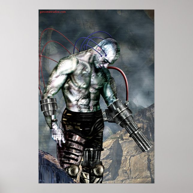 Poster guerrier réticent (Devant)