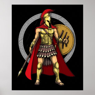 Poster Guerrier spartiate