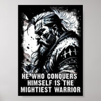 Guerrier viking Norse Mythologie Mots puissants