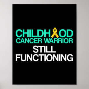 Poster Guerrière de soutien aux survivants du cancer de l