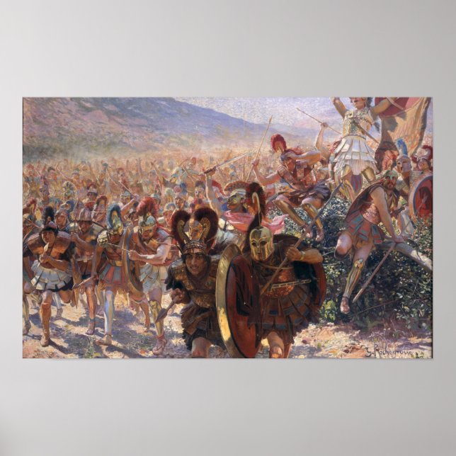 Poster Guerriers anciens (Devant)