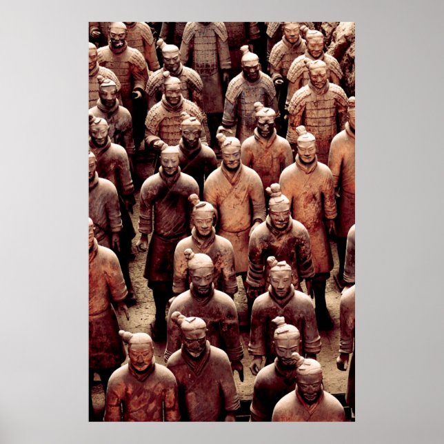 Poster Guerriers de l'armée en terre cuite - Chine - dyna (Devant)