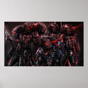 POSTER GUERRIERS DU PRÉDATEUR