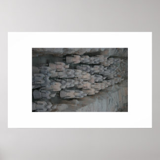 Poster guerriers en terre cuite