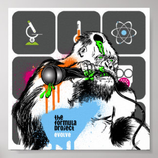Poster Guerrilla de projet de formule