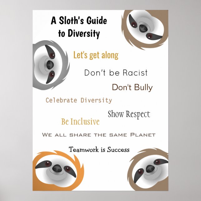 Poster Guide de la diversité de la paroisse d'un groupe d (Devant)