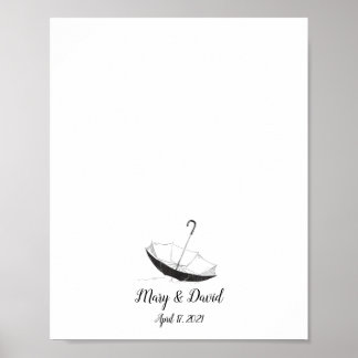 Poster Guide des empreintes digitales Umbrella